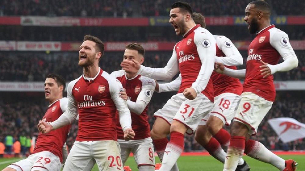Arsenal-celebrates-in-their-win-against-Tottenham-Hotspur